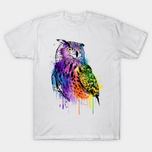 Owl Watercolor T-Shirt